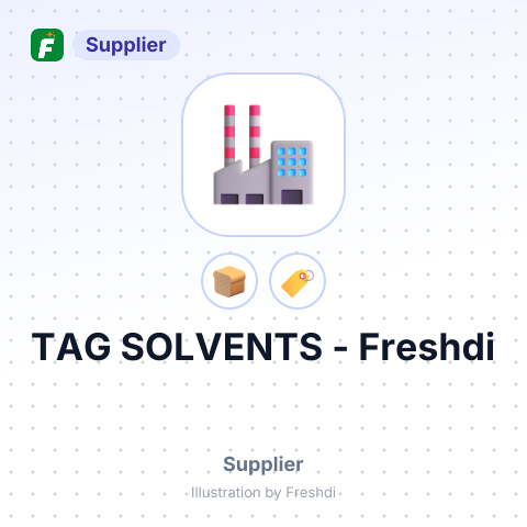 TAG SOLVENTS – summary card, no photo uploaded yet