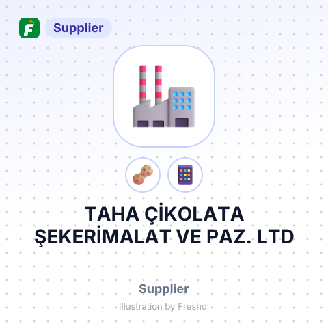 TAHA ÇİKOLATA ŞEKERİMALAT VE PAZ. LTD – summary card, no photo uploaded yet