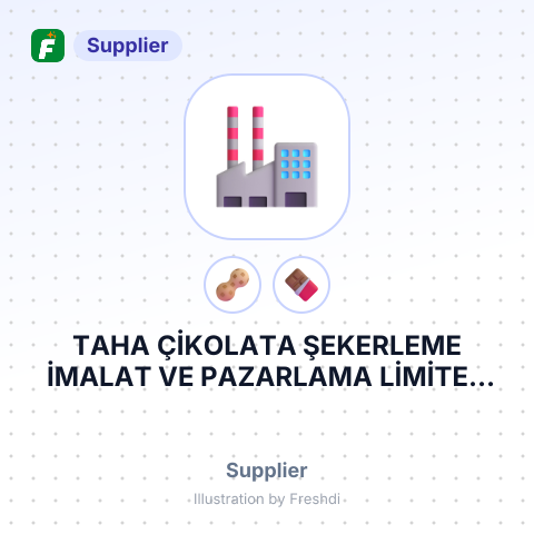 TAHA ÇİKOLATA ŞEKERLEME İMALAT VE PAZARLAMA LİMİTED ŞİRKETİ – summary card, no photo uploaded yet