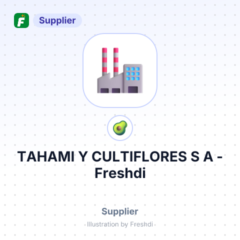 TAHAMI Y CULTIFLORES S A – summary card, no photo uploaded yet