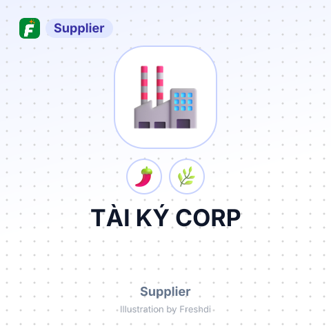 TÀI KÝ CORP – summary card, no photo uploaded yet