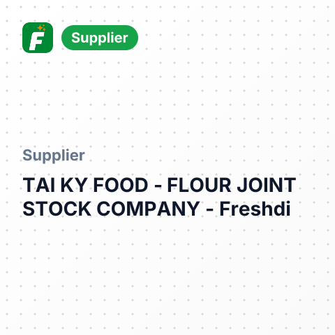 TAI KY FOOD - FLOUR JOINT STOCK COMPANY – summary card, no photo uploaded yet