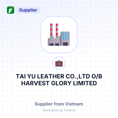 TAI YU LEATHER CO.,LTD O/B HARVEST GLORY LIMITED – summary card, no photo uploaded yet