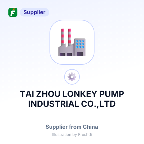 TAI ZHOU LONKEY PUMP INDUSTRIAL CO.,LTD – summary card, no photo uploaded yet