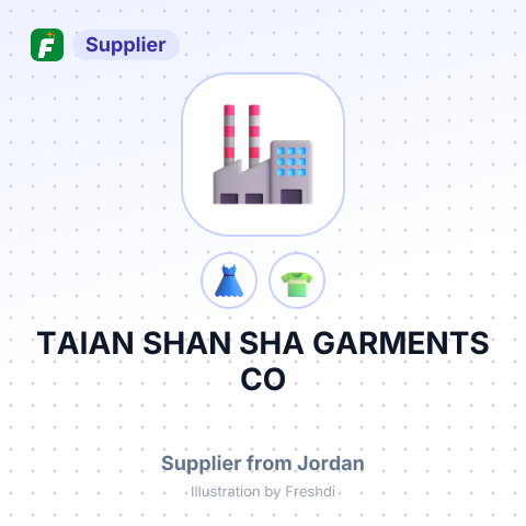 TAIAN SHAN SHA GARMENTS CO – summary card, no photo uploaded yet