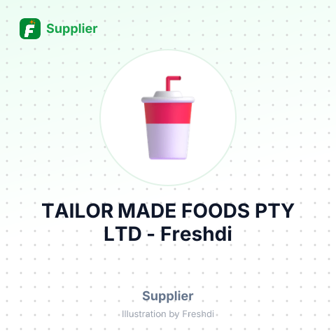 TAILOR MADE FOODS PTY LTD – summary card, no photo uploaded yet
