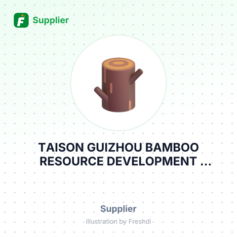 TAISON GUIZHOU BAMBOO RESOURCE DEVELOPMENT CO.,LTD – summary card, no photo uploaded yet