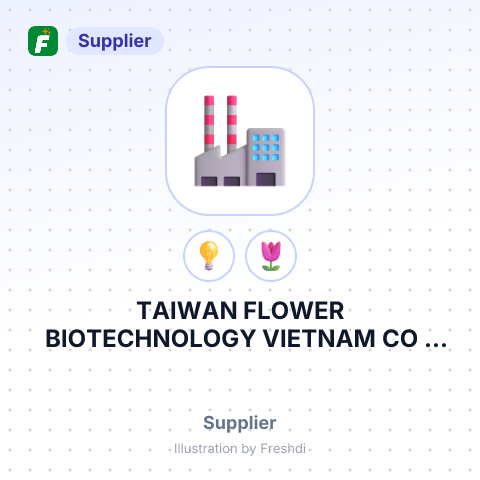 TAIWAN FLOWER BIOTECHNOLOGY VIETNAM CO – summary card, no photo uploaded yet