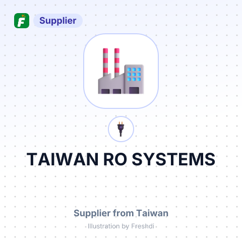 TAIWAN RO SYSTEMS – summary card, no photo uploaded yet