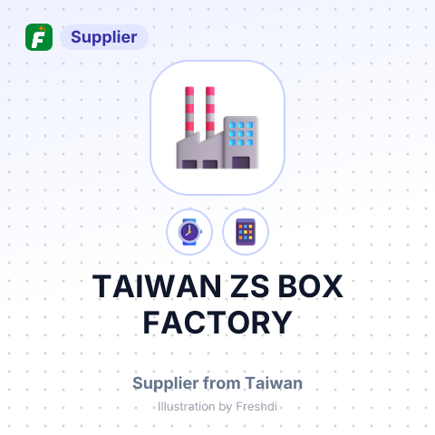 TAIWAN ZS BOX FACTORY – summary card, no photo uploaded yet