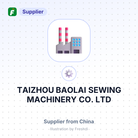 TAIZHOU BAOLAI SEWING MACHINERY CO.,LTD – summary card, no photo uploaded yet