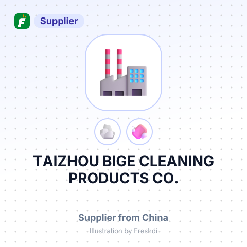 TAIZHOU BIGE CLEANING PRODUCTS CO., – summary card, no photo uploaded yet