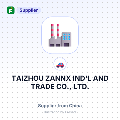 TAIZHOU ZANNX IND'L AND TRADE CO., LTD. – summary card, no photo uploaded yet
