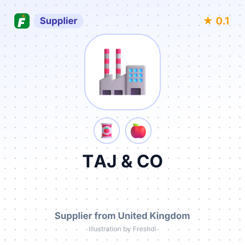 TAJ & CO – summary card, no photo uploaded yet