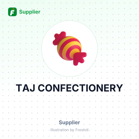 TAJ CONFECTIONERY – summary card, no photo uploaded yet