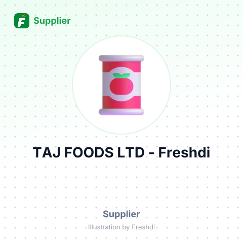 TAJ FOODS LTD – summary card, no photo uploaded yet