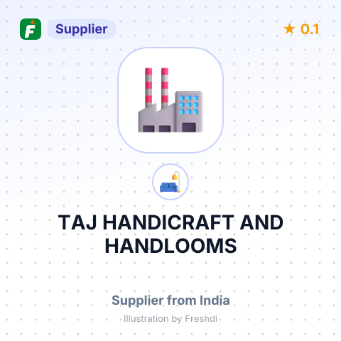 TAJ HANDICRAFT AND HANDLOOMS – summary card, no photo uploaded yet