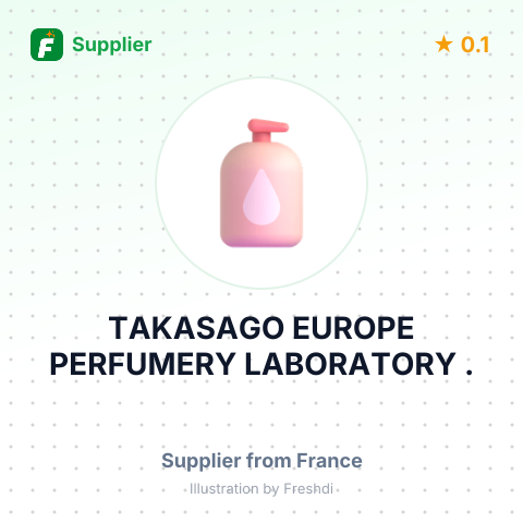 TAKASAGO EUROPE PERFUMERY LABORATORY . – summary card, no photo uploaded yet