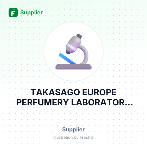 TAKASAGO EUROPE PERFUMERY LABORATORY S.A.R.L – summary card, no photo uploaded yet
