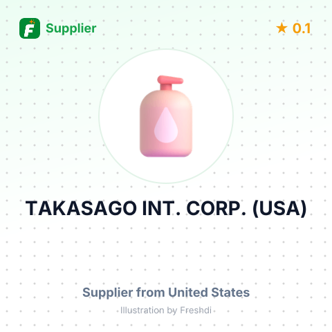 TAKASAGO INT. CORP. (USA) – summary card, no photo uploaded yet