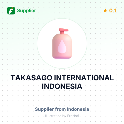 TAKASAGO INTERNATIONAL INDONESIA – summary card, no photo uploaded yet