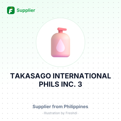 TAKASAGO INTERNATIONAL PHILS INC. 3 – summary card, no photo uploaded yet