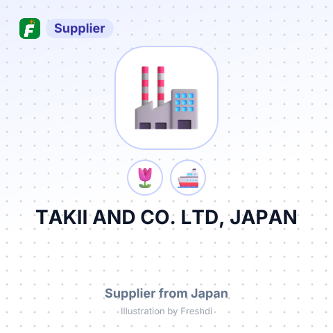 TAKII AND CO. LTD, JAPAN – summary card, no photo uploaded yet