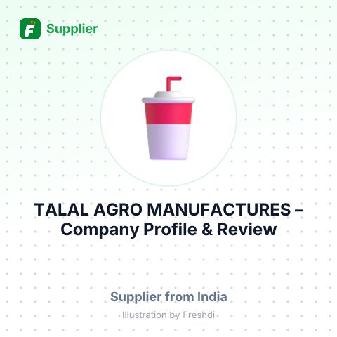 TALAL AGRO MANUFACTURES – summary card, no photo uploaded yet