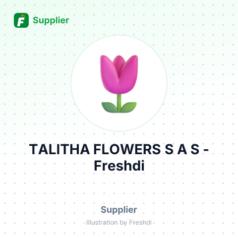 TALITHA FLOWERS S A S – summary card, no photo uploaded yet
