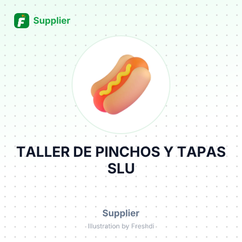 TALLER DE PINCHOS Y TAPAS SLU – summary card, no photo uploaded yet