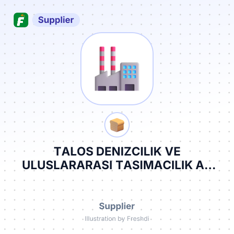 TALOS DENIZCILIK VE ULUSLARARASI TASIMACILIK AS KOSUYOLU MAH.IBRAHIMAGA ZAVIYESI SOKAGI MURTAZAOGLU IS MERKEZI NO – summary card, no photo uploaded yet