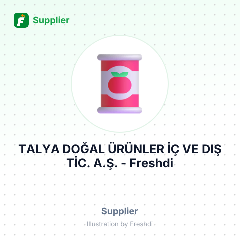 TALYA DOĞAL ÜRÜNLER İÇ VE DIŞ TİC. A.Ş. – summary card, no photo uploaded yet