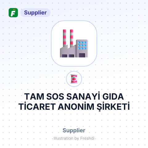 TAM SOS SANAYİ GIDA TİCARET ANONİM ŞİRKETİ – summary card, no photo uploaded yet