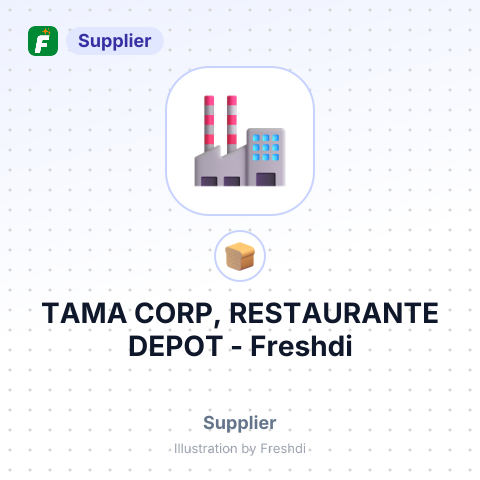 TAMA CORP, RESTAURANTE DEPOT – summary card, no photo uploaded yet