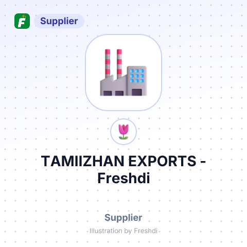 TAMIIZHAN EXPORTS – summary card, no photo uploaded yet