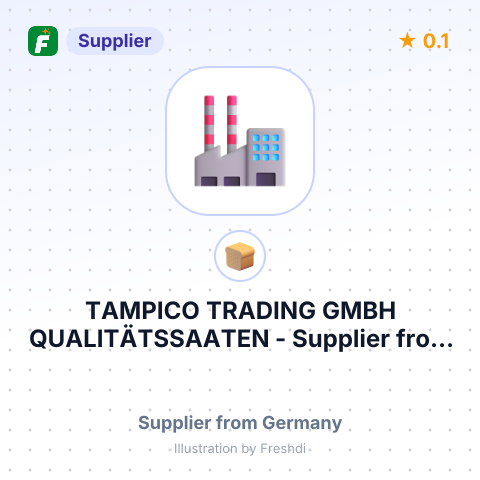 TAMPICO TRADING GMBH QUALITÄTSSAATEN – summary card, no photo uploaded yet