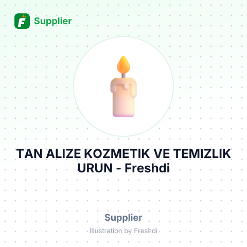 TAN ALIZE KOZMETIK VE TEMIZLIK URUN – summary card, no photo uploaded yet