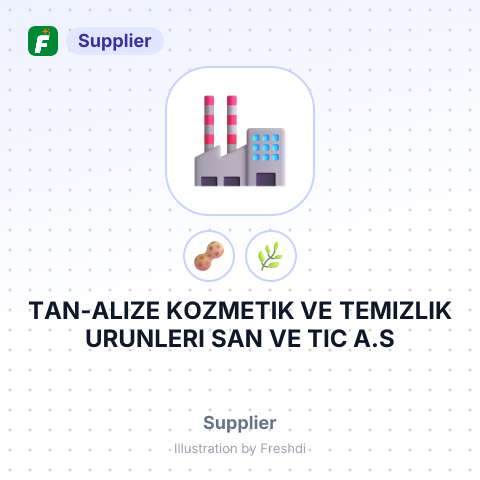 TAN-ALIZE KOZMETIK VE TEMIZLIK URUNLERI SAN VE TIC A.S – summary card, no photo uploaded yet