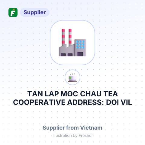 TAN LAP MOC CHAU TEA COOPERATIVE ADDRESS: DOI VIL – summary card, no photo uploaded yet