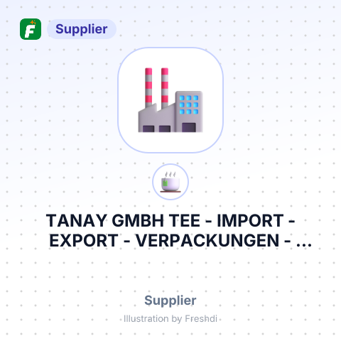 TANAY GMBH TEE - IMPORT - EXPORT - VERPACKUNGEN – summary card, no photo uploaded yet