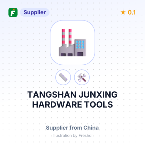 TANGSHAN JUNXING HARDWARE TOOLS – summary card, no photo uploaded yet