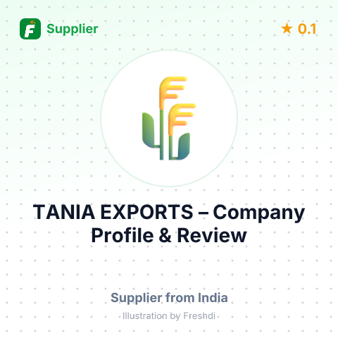 TANIA EXPORTS, – summary card, no photo uploaded yet