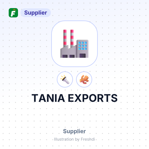 TANIA EXPORTS – summary card, no photo uploaded yet
