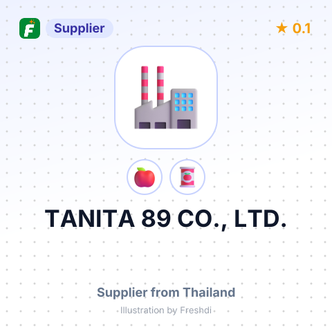 TANITA 89 CO., LTD. – summary card, no photo uploaded yet