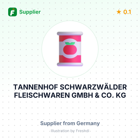 TANNENHOF SCHWARZWÄLDER FLEISCHWAREN GMBH & CO. KG – summary card, no photo uploaded yet
