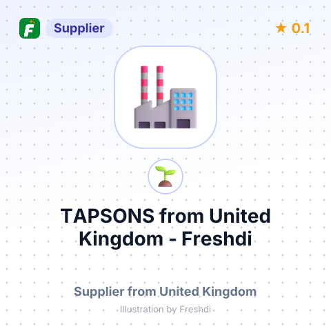 TAPSONS – summary card, no photo uploaded yet