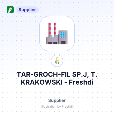 TAR-GROCH-FIL SP.J, T. KRAKOWSKI – summary card, no photo uploaded yet