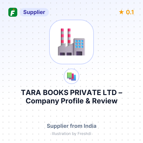 TARA BOOKS PRIVATE LTD, – summary card, no photo uploaded yet