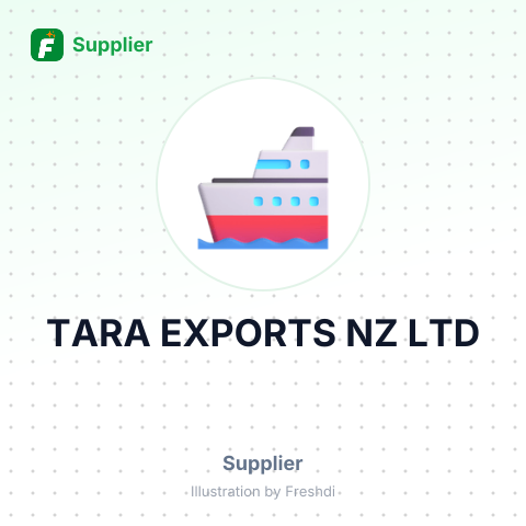 TARA EXPORTS NZ LTD – summary card, no photo uploaded yet
