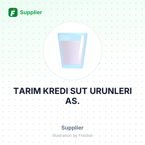 TARIM KREDI SUT URUNLERI AS. – summary card, no photo uploaded yet
